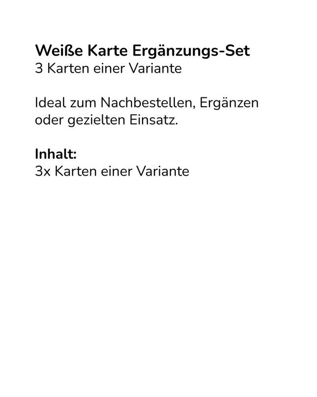 Weiße Karte für Zuhause - Sicher sprechen. Gemeinsam lösen.