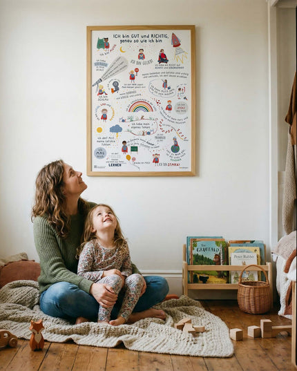 Kinder Affirmationsposter / Selbstliebeposter