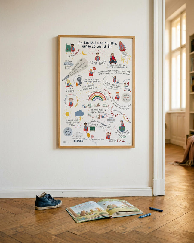 Kinder Affirmationsposter / Selbstliebeposter