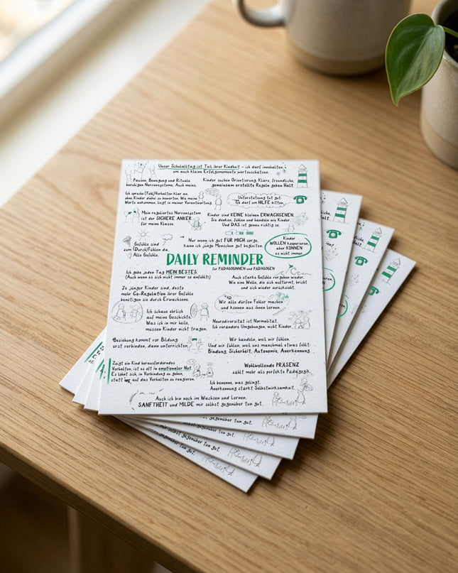 Postkarte Daily Reminder für Pädagog:innen