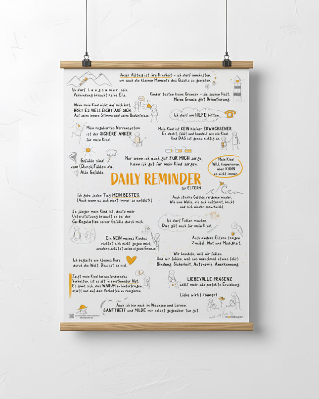 Daily Reminder für Eltern - DAS Elternposter für mehr Leichtigkeit