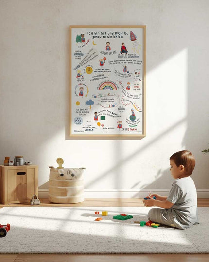 Kinder Affirmationsposter / Selbstliebeposter
