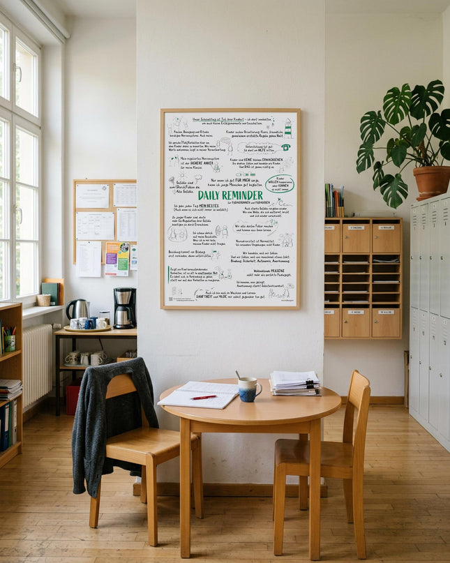 Daily Reminder für Pädagog:innen - Das Poster für eine liebevolle, klare Haltung im Schulalltag