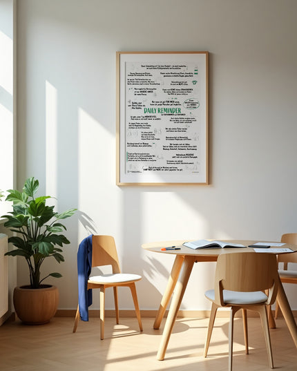 Daily Reminder für Pädagog:innen - Poster für eine liebevolle, klare Haltung im Schulalltag
