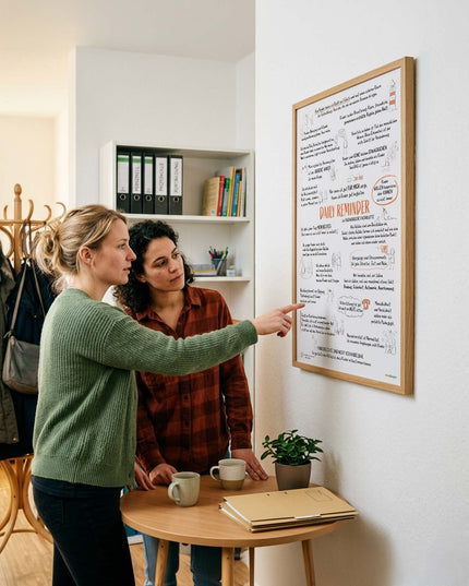 Daily Reminder für pädagogische Fachkräfte - Das Poster für Haltung, Beziehung und Begleitung in Kita, Krippe und Hort