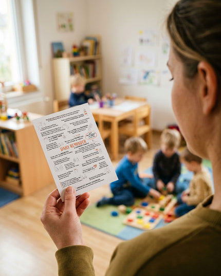 Postkarte Daily Reminder für pädagogische Fachkräfte - Für Haltung, Beziehung und Begleitung in Kita, Krippe und Hort
