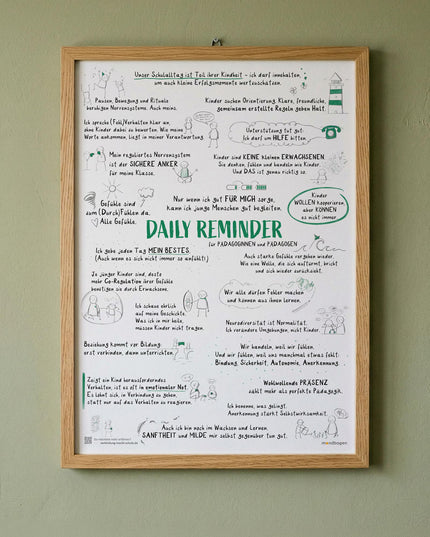 Daily Reminder für Pädagog:innen - Das Poster für eine liebevolle, klare Haltung im Schulalltag