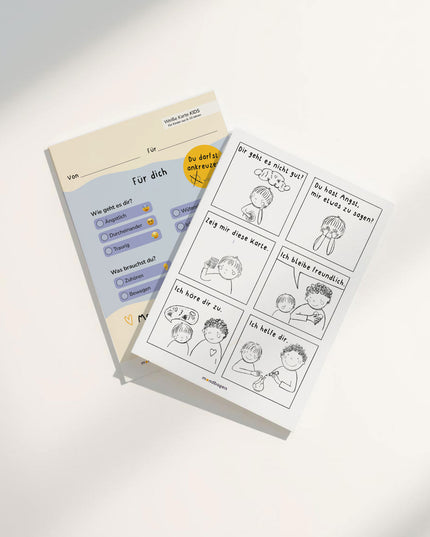 Weiße Karte Familien-Set - Sicher sprechen. Gemeinsam lösen.