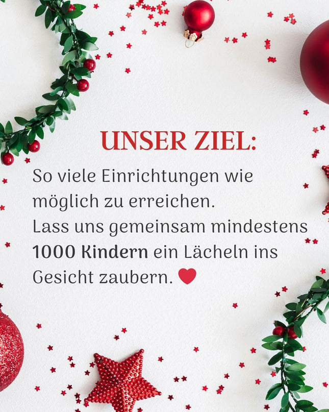 Weihnachtsset: 1 kaufen - 10 Kinder beschenken
